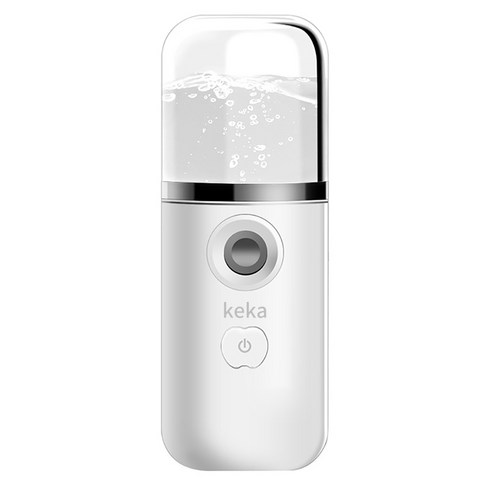 2023년 가성비 최고 가습기 얼굴 - keka 나노 미스트기 미니 수분공급기기 핸디형 휴대용 USB 40ml, 화이트