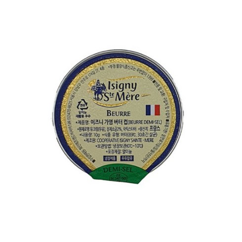 이즈니 가염 포션 버터 10g x 60개입, 60개