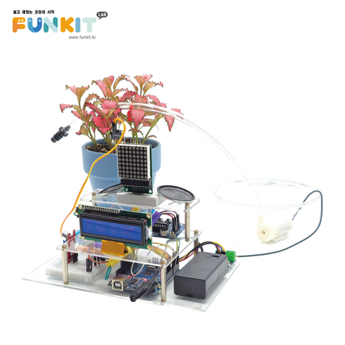 스마트팜키트 - 아두이노 지능형 스마트팜 키트(식물과 대화), 우노보드+우노케이블 포함, 1개