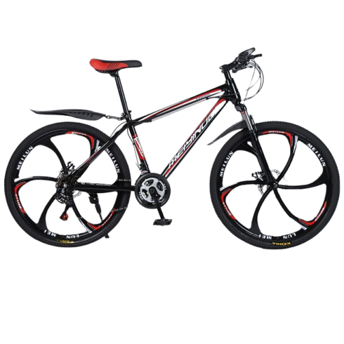 Montheria MTB자전거 입문로드자전거 로드자전거 A596-186, 24단, 흑적색