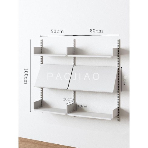 철제 벽걸이 모듈 선반 비초에선반 vitsoe 책장 인테리어 DIY 세트, G. 조합