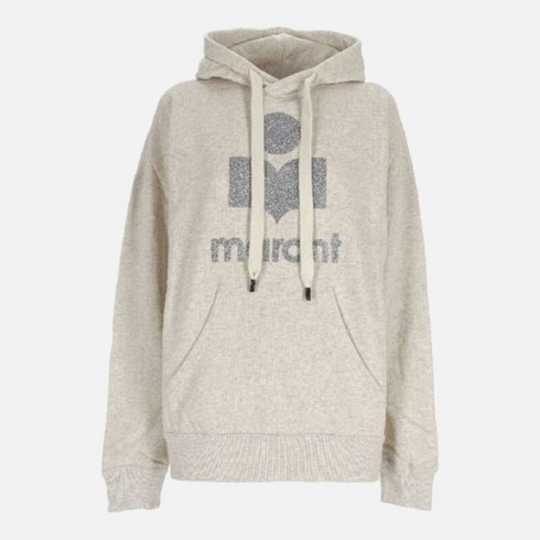 [ISABEL MARANT] [명품]여성 23FW 만셀 그레이 빅로고 그레이 후드 SW0