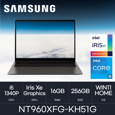 삼성전자 갤럭시북3 프로 NT960XFG-KH51G, WIN11 Home, 16GB, 256GB, 그라파이트