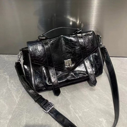 유럽 빈티지 메신저 백 숄더백 크로스바디백 소가죽 미디엄 25cm 라지 30cm