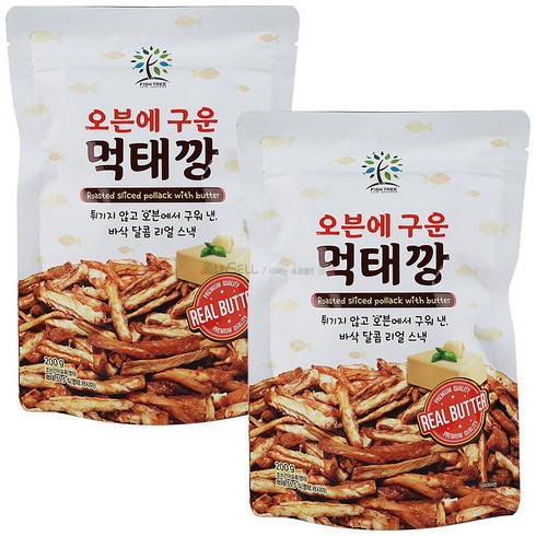 피쉬트리 오븐에 구운 먹태깡200g X 2봉 코스트코 먹태깡, 200g, 2개