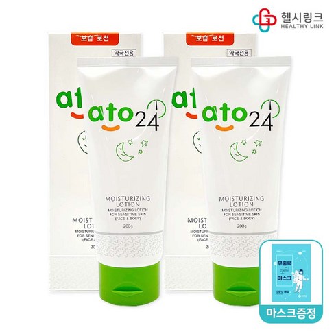 아토24 모이스처라이징 로션, 200g, 2개