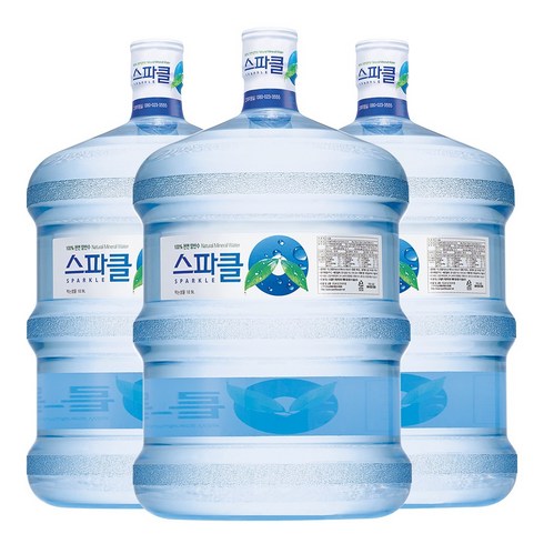스파클생수 18.9L _ 3통 (빈통회수), 3개