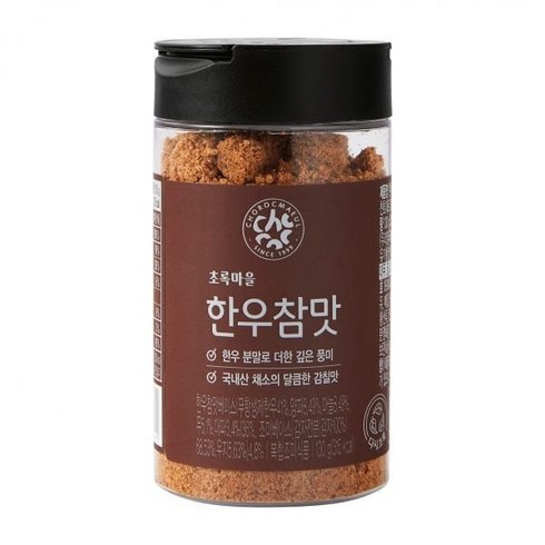 초록마을 한우참맛(130g)x2개 (260g), 2개, 130g