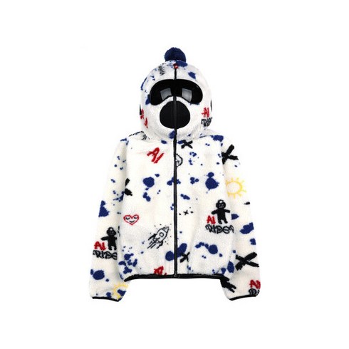 2023년 가성비 최고 에이아이라이더스 - [에이아이라이더스] [AI RIDERS KIDS] 키즈 패턴 디테일 후드 바람막이(6~14