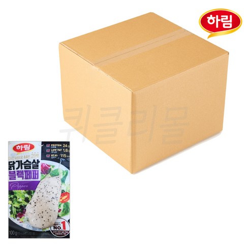 하림 닭가슴살 블랙페퍼 100g 20개