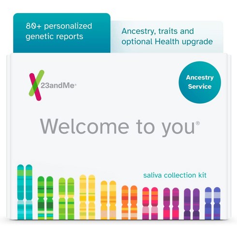 23andme - 23andMe Ancestry + Traits 서비스 : 1500 개 이상의 지역 가계도 DNA 관련 파인더 및 특성 보고서를