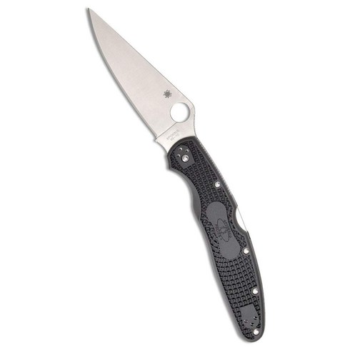 스파이더 코 (Spyderco) 폴딩 나이프 블랙 블레이드 길이 : 112mm 폴리스 4 [직날] C07PBK4, 상세페이지 참조, 1개