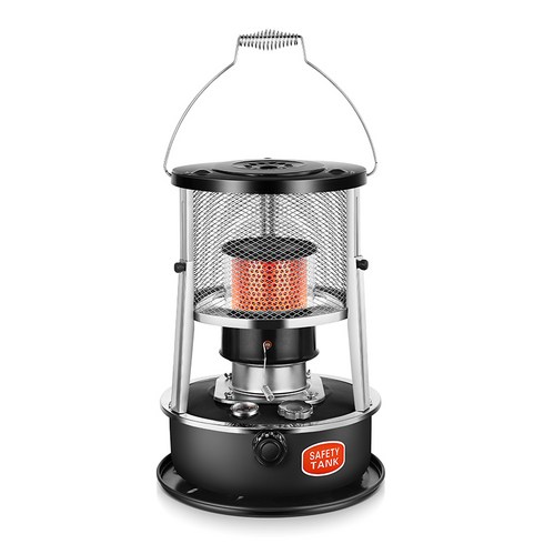 2023년 가성비 최고 rsh291 - 등유 캠핑 난로 기름 석유 히터 레트로 난방기 세트, 레이크블루리프트모델(그물후드굴뚝)