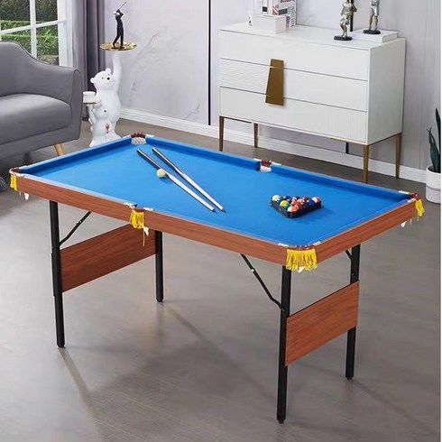 접이식 포켓볼 4구 당구대 3구 테이블 쓰리쿠션 다이, 1.4m 접이식 (파란색)