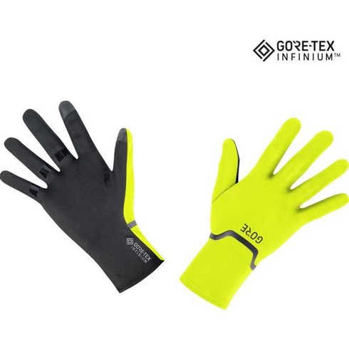 고어웨어(GOREWEAR) M GORE-TEX INFINIUM™ Stretch Gloves - Neon Yellow/Black 0899, XXL (10), 1개