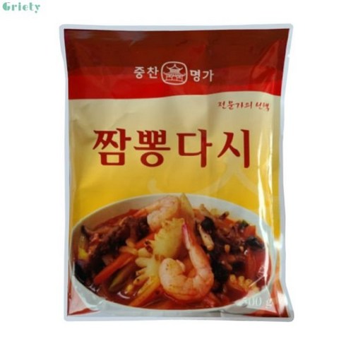 중찬명가 짬뽕 다시 500g 분말 가루 스프 양념 얼큰 칼칼 대용량 식자재 업소용 가정용 11203542, 1개