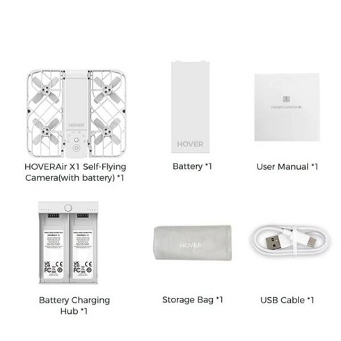 2024년 가성비 최고 HOVERAIRX1 - HOVERAirX1 플라잉 호버 카메라 Llive 미리보기 흔들림 방지 드론 HD 포켓 사이즈 야외 여행용 셀프 125, 07 White Kit 1 32G
