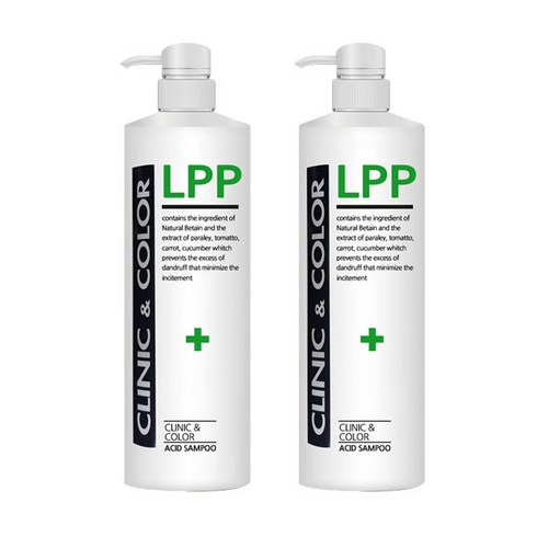 1+1증정 서울화장품 클리닉 앤 칼라 엘피피 LPP 산성 샴푸 산성샴푸, 1개, 1000ml