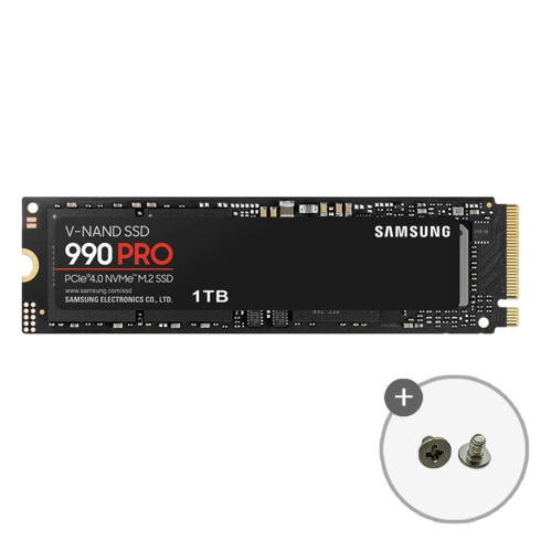 삼성990pro - 삼성전자 990 PRO PCIe 4.0 NVMe 1TB + M.2 SSD 고정용 나사 2개