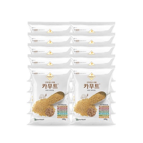 고대곡물 정품 카무트 쌀 (500gX10봉), 500g, 10개