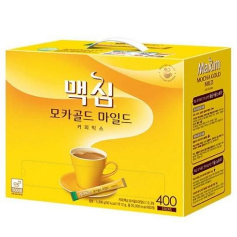 맥심 모카골드 대용량 사무실 홈카페 커피믹스 12g 800개, 400개입