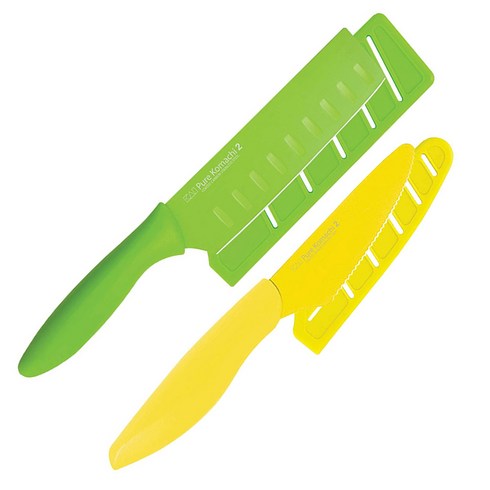 카이 퓨어코마치2 과도 4인치+나키리 그린 2종 칼집포함, 본품 1세트(KAI002S2)