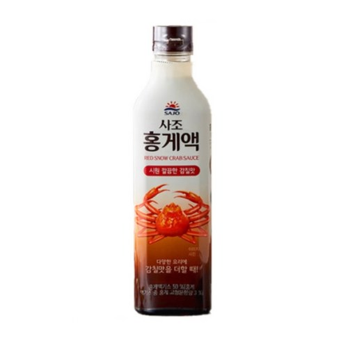 홍게액젓 - 사조 홍게액, 900ml, 2개