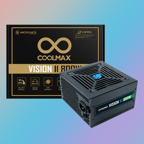 2023년 가성비 최고 에너맥스ehb001 - 마이크로닉스 COOLMAX VISION II 800W ATX PC파워