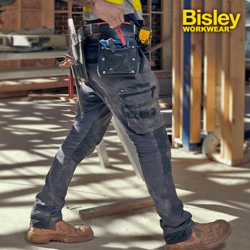 [비즐리] 플렉스 앤 무브 스트레치 유틸리티 짚 카고 팬츠 BPC6330, 허리 32인치 (BPC6330_BBLKR82), 1개, 블랙