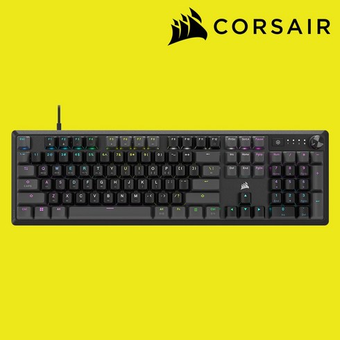 커세어 K70 RGB CORE 카본그레이 적축 게이밍 기계식키보드, 단품, 단품