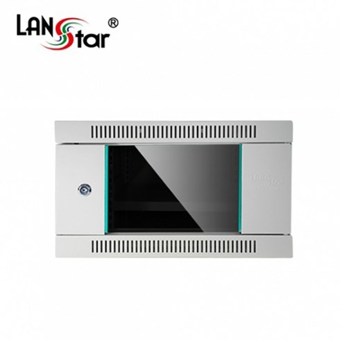 허브랙 - 랜스타 LS-240HC 10인치 미니허브랙-회색 240X400X400 4U 허브랙