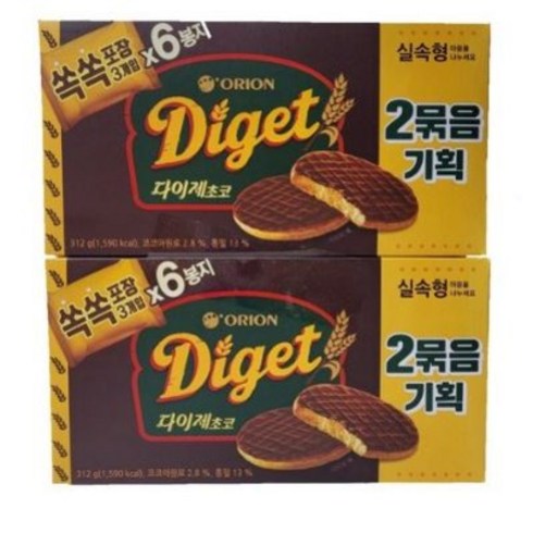 오리온 닥터유 다이제 초코, 311g, 10개