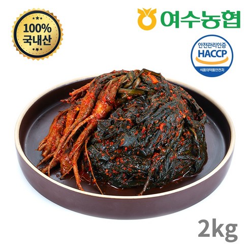 황제돌산갓김치 - [여수농협] 여수돌산 고들빼기 2kg, 1개