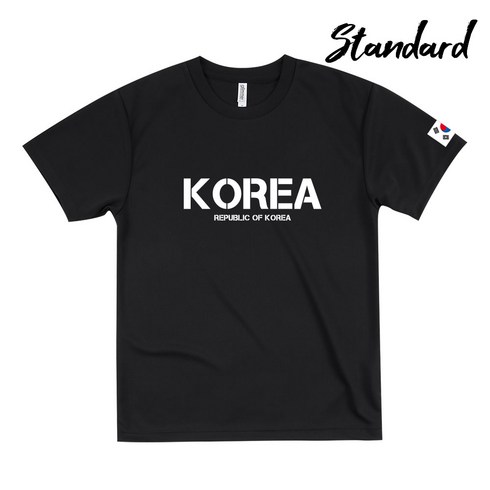 2023년 NEW KOREA 기능성 대한민국 코리아 4종 쿨론 반팔티