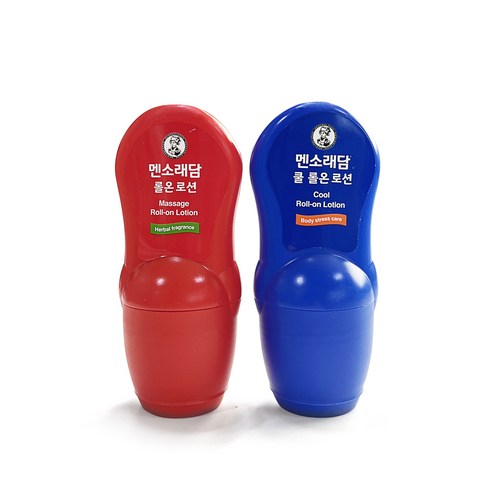 맨소래담로션 - 멘소래담 롤온 로션 세트 (핫 50ml + 쿨 50ml), 1세트