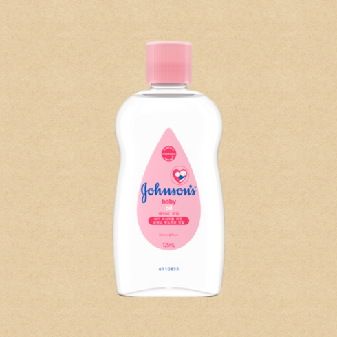베이비오일 - 존슨즈베이비 오일, 125ml, 2개