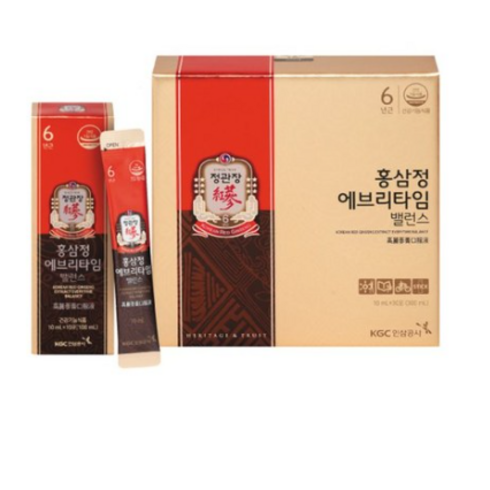 [정관장]홍삼정 에브리타임 밸런스 30포/4+1박스 총5박스, 5박스, 상세정보참조, 300ml