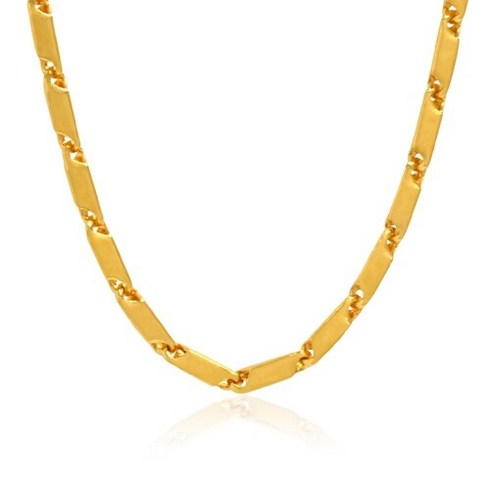 남자 순금 목걸이 37.5g 24K [그리스 전체유광] 체인 디자인 .