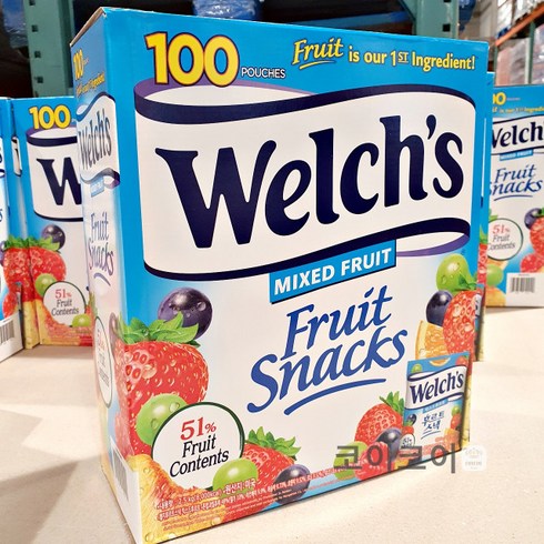 웰치스 WELCHS 후르츠 젤리 100CT, 2.5kg, 1개