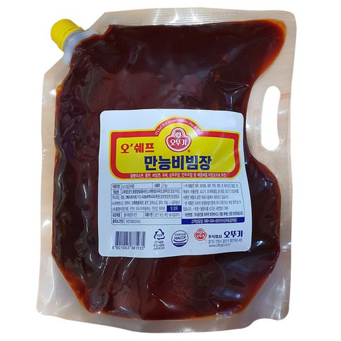 오뚜기 오쉐프 만능비빔장, 1개, 2kg