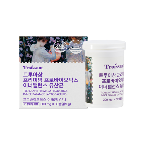 트루아상 프로바이오틱스 300mg x 30캡슐, 30정, 1개