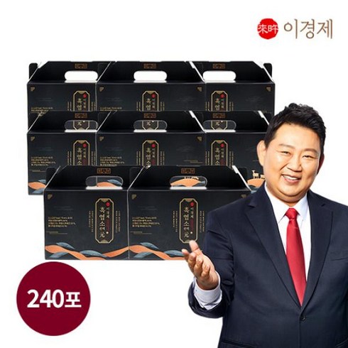 래오이경제 [래오이경제] 이경제 흑염소 진액 (70ml30포)8박스 총 240포, 1