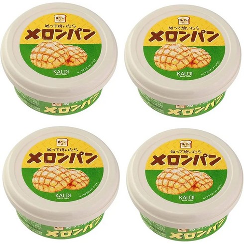 칼디 바르고 구우면 멜론 빵 110g 4 통 스프레드 토스트, 단일상품개