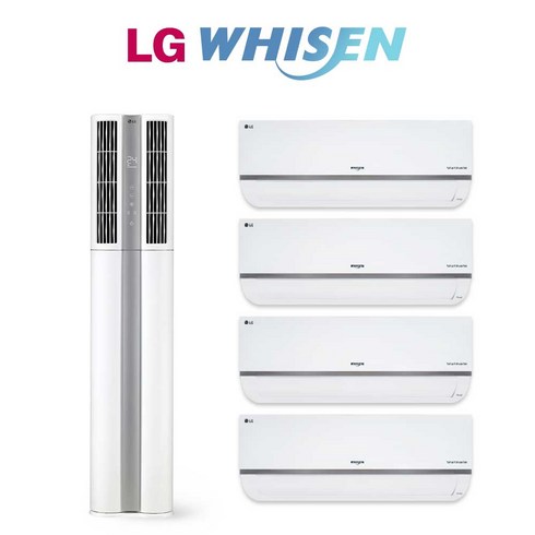 LG 휘센 1등급 시스템 에어컨 올인원 2in1 3in1 4in1 5in1 스탠드 18평 + 벽걸이 6평 실외기포함 멀티브이 ND, 스탠드 1개 + 벽걸이 3개