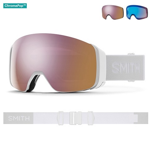 2023년 가성비 최고 스미스4d맥 - 스미스 보드스키 고글 포디 맥(2223 SMITH 4D MAG WHITE GOGGLE), 화이트