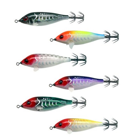 2023년 가성비 최고 니켄에기 - 니켄 이카키드 73 케이무라 야광 수평에기 쭈꾸미 갑오징어 한치, 06-색동