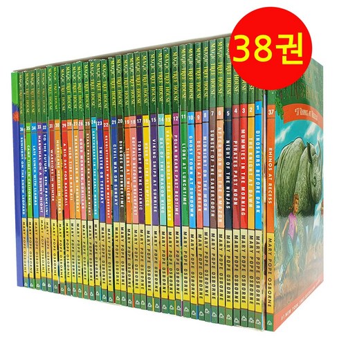 [드림창고] 국내 1일 배송 매직트리하우스 최신판 magic tree house 38권 멀린미션 27권 음원제공, 1. 매직트리하우스 37권+워크북 1권