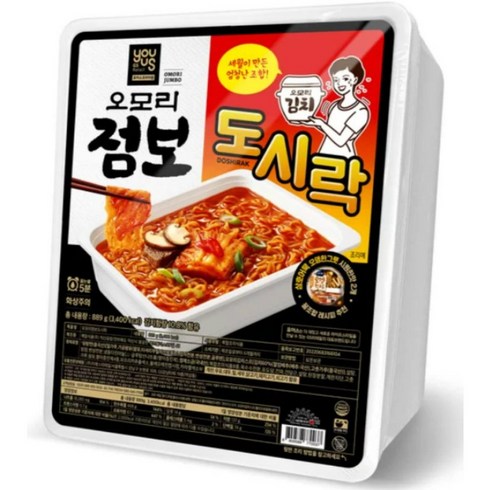 오모리 점보도시락 오모리김치찌개라면, 1개