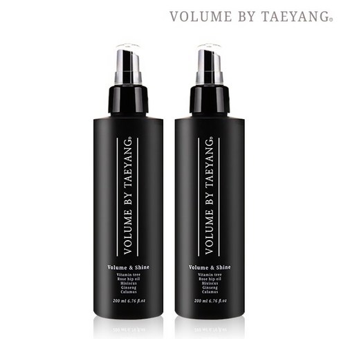 볼륨바이태양케라틴볼륨 - 볼륨바이태양 볼륨앤샤인 헤어볼류머 시즌1 200ml 2개, 0.2l