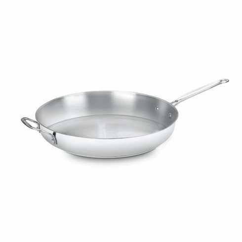 쿠진아트 72236H Chefs Classic Stainless 프라이팬 도우미 핸들 포함 35.6cm14인, 단일사이즈